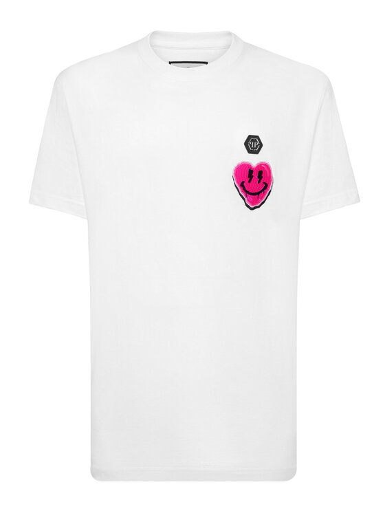 PHILIPP PLEIN PHILIPP PLEIN T-Shirt 189 Różowy Regular Fit