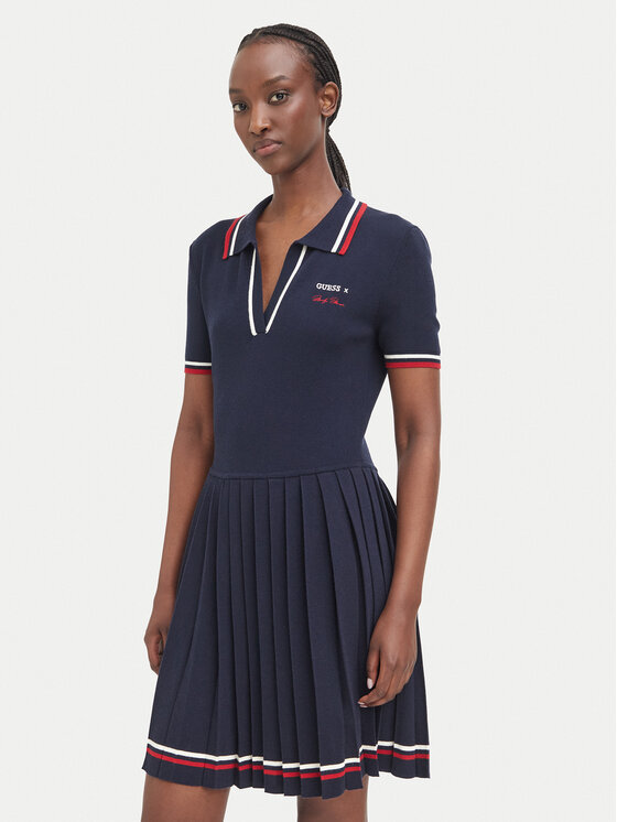 Guess Guess Плетена рокля W6BK98 Z2277 Тъмносин Regular Fit