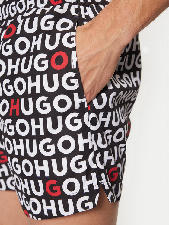 HUGO HUGO Peldšorti Tortuga 50535412 Melns Regular Fit