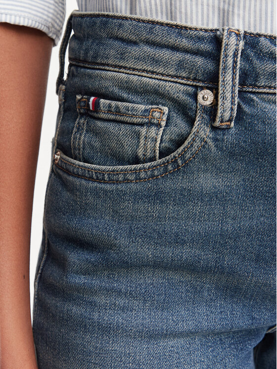Tommy Hilfiger Tommy Hilfiger Farmer Harlow WW0WW52184 Kék Slim Fit