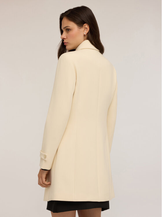 Motivi Motivi Cappotto invernale 0003Q000625N002 Crema Regular Fit