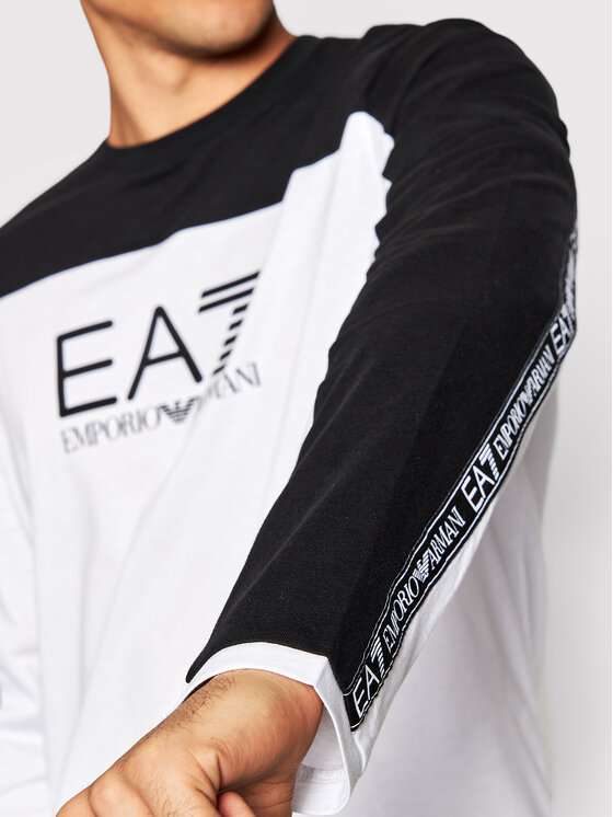 Longsleeve 6KPT11 PJ7CZ 1100 Bianco Slim Fit