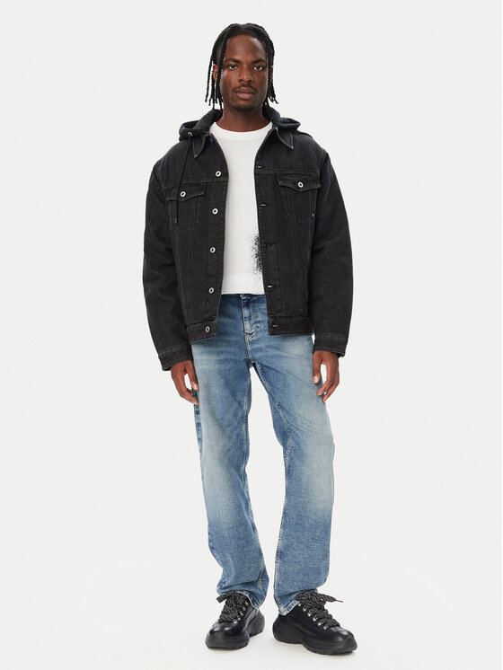 Karl Lagerfeld Jeans Karl Lagerfeld Jeans Džínsová bunda B4M14042 Čierna Regular Fit