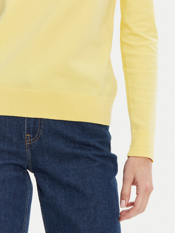 Tommy Hilfiger Tommy Hilfiger Pulover WW0WW40099 Galben Regular Fit