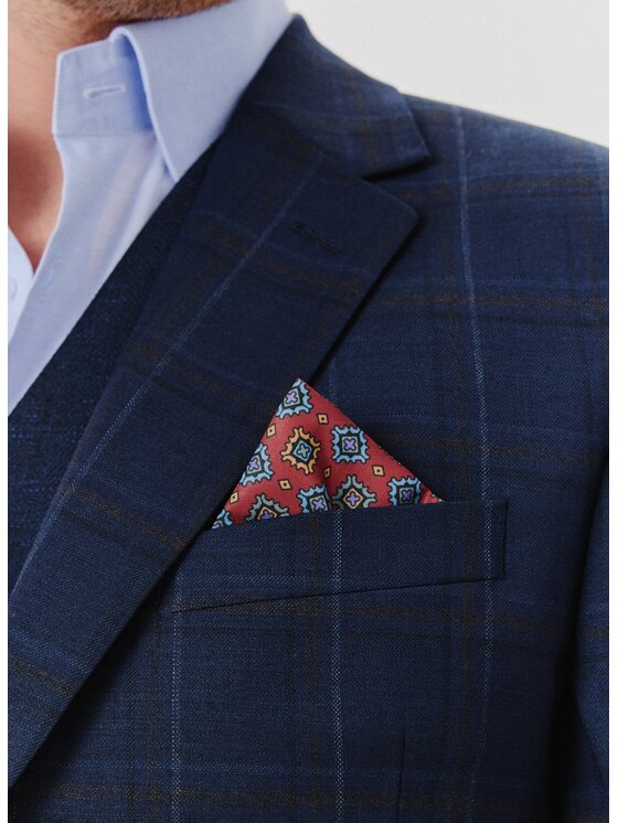 Pako Lorente Pako Lorente Marynarka P24SF-3G-012 Granatowy Slim Fit