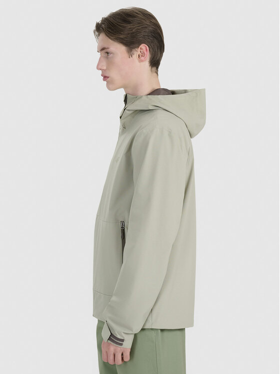 4F 4F Μπουφάν μεταβατικό 4FWSS25TTJAM704-44S Πράσινο Regular Fit