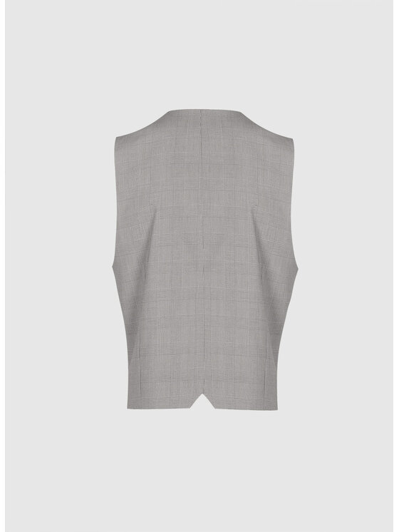 Pako Lorente Pako Lorente Kamizelka garniturowa P26SF-8X-009 Szary Slim Fit