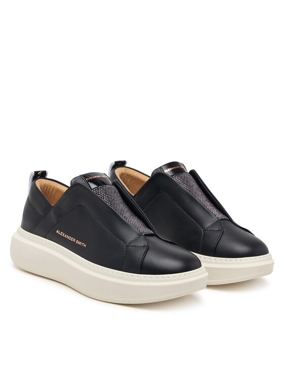 Alexander Smith Alexander Smith Tenisice Wembley Slip-On ASBEWLW-1203 Crna