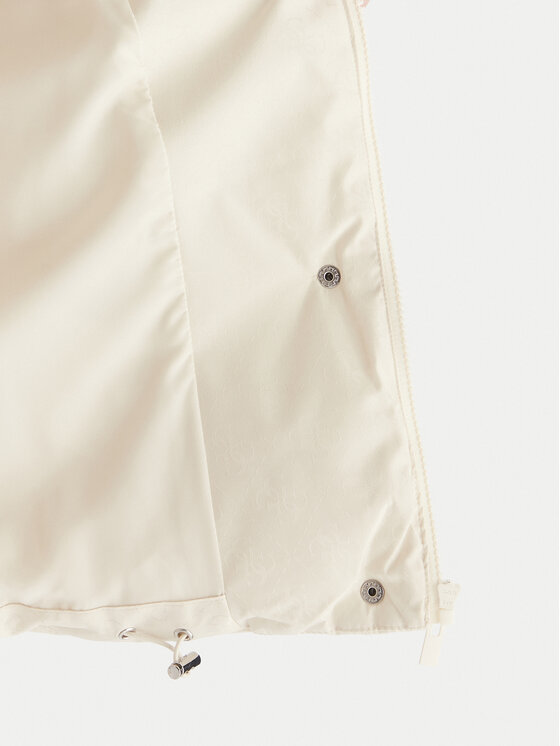 Guess Guess Kurtka zimowa V5BL07 WGLW2 Écru Relaxed Fit