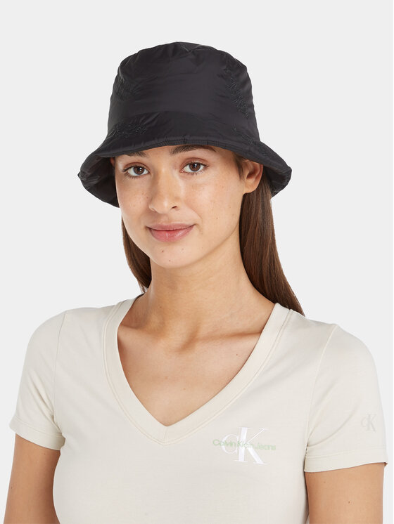 Calvin Klein Jeans Calvin Klein Jeans Капелюх Puffy Aop Bucket Hat K60K611261 Чорний