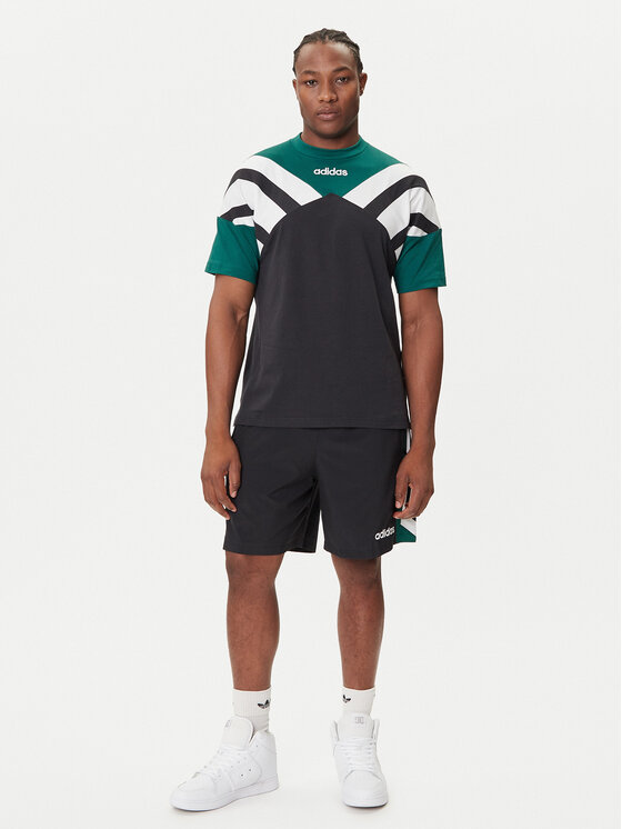 adidas adidas T-Shirt Archive Cutline JX3075 Zielony Loose Fit
