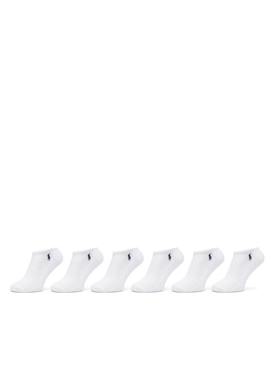 Polo Ralph Lauren Polo Ralph Lauren 6er-Set niedrige Damensocken 455950427002 Weiß
