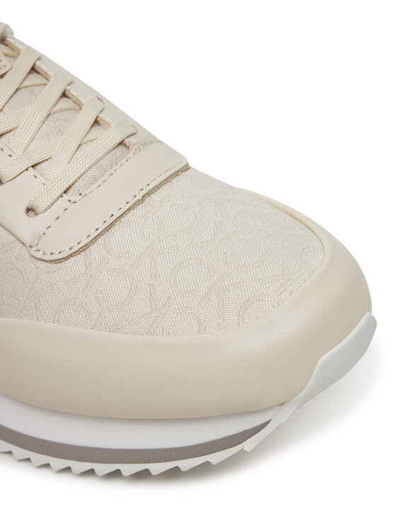 Calvin Klein Calvin Klein Tenisice Runner Lace Up - Jacq HW0HW02413 Écru