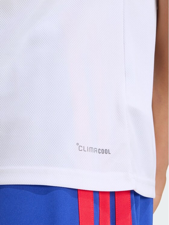 adidas adidas Koszulka techniczna 170316 Biały Slim Fit