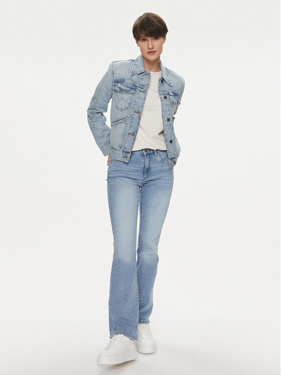 Wrangler Wrangler Τζιν μπουφάν Heritage 112350342 Μπλε Regular Fit