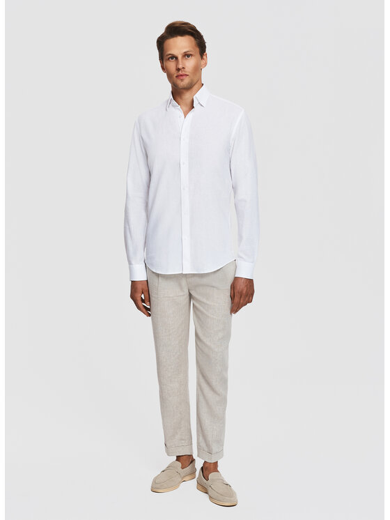 Pako Lorente Pako Lorente Koszula P26SF-1X-021 Biały Slim Fit