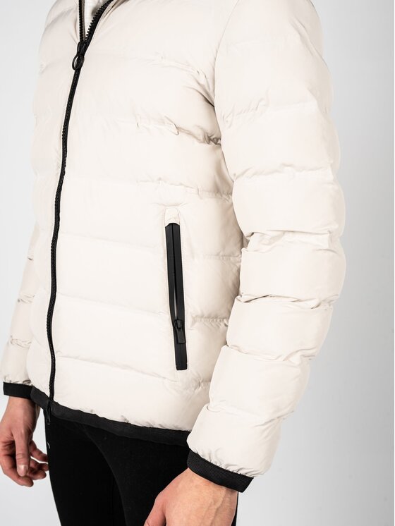 Geox Geox Bunda pro přechodné období M2629CT2961 Écru Regular Fit