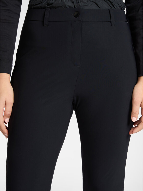 Elena Mirò Elena Mirò Pantaloni di tessuto P193P000440N033 Nero Slim Fit