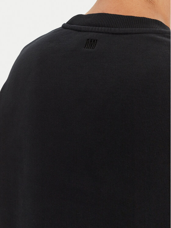 AMI PARIS AMI PARIS Μπλούζα BFUSW001.730 Μαύρο Regular Fit