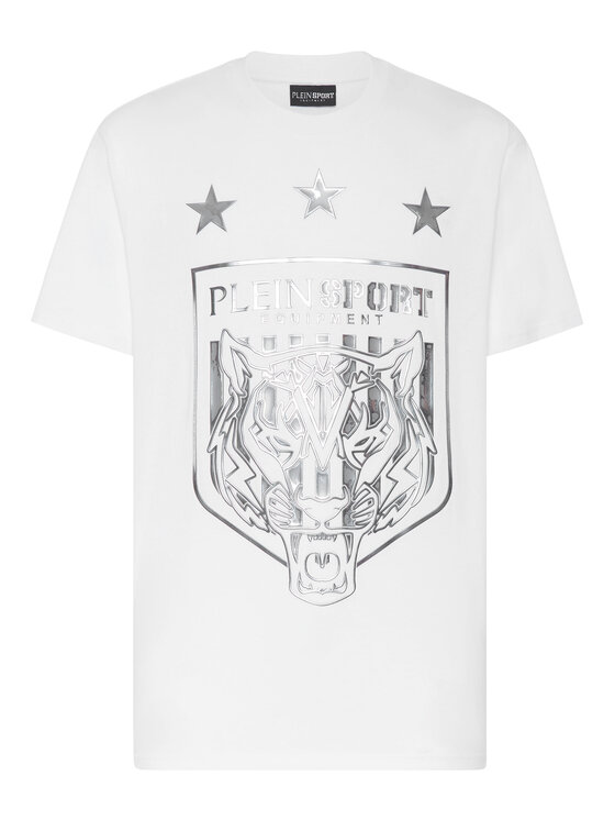 Plein Sport Plein Sport T-Shirt 2011 Biały Regular Fit