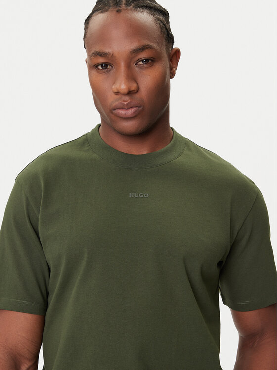 HUGO HUGO T-Shirt Dapolino 50488330 Zielony Relaxed Fit