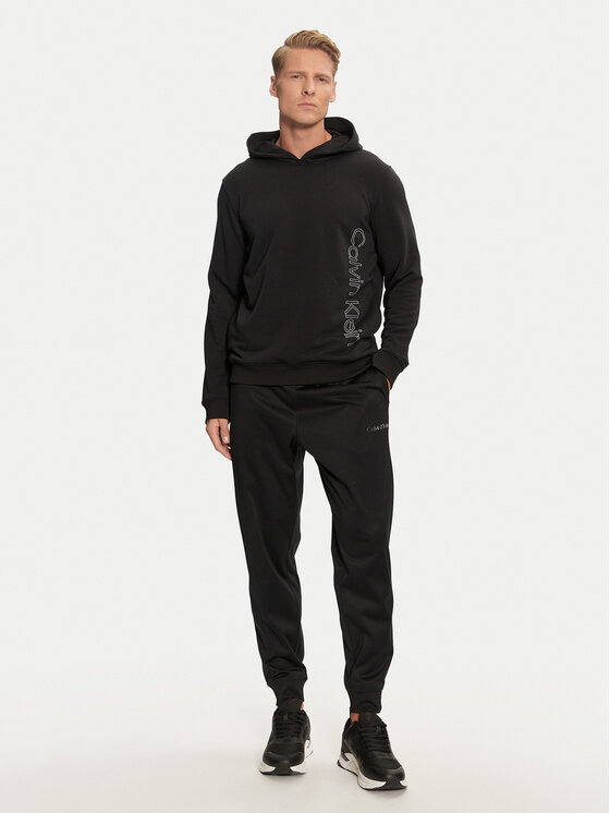 Calvin Klein Performance Calvin Klein Performance Džemperis 00GMF4W340 Juoda Regular Fit