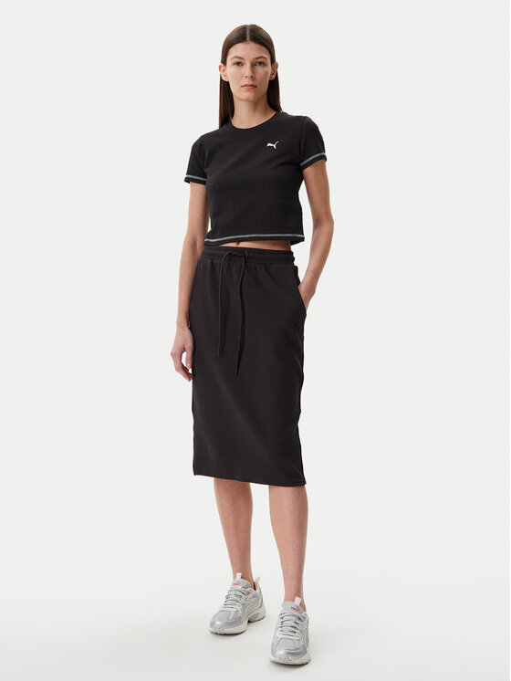 Puma Puma Marškinėliai Dare To 629806 Juoda Slim Fit
