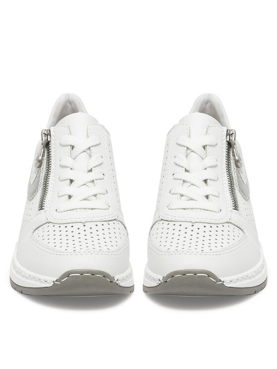 Rieker Rieker Sneakersy N4340-80 Biały
