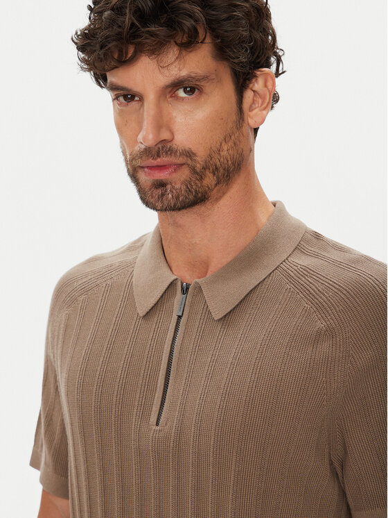 Michael Kors Michael Kors Polo CT560GT469 Smeđa Regular Fit