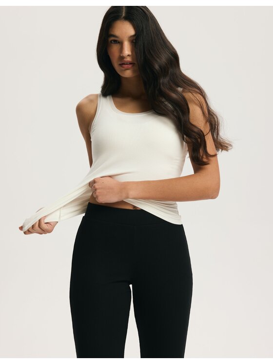Esotiq Esotiq Top 45189 Biały Regular Fit