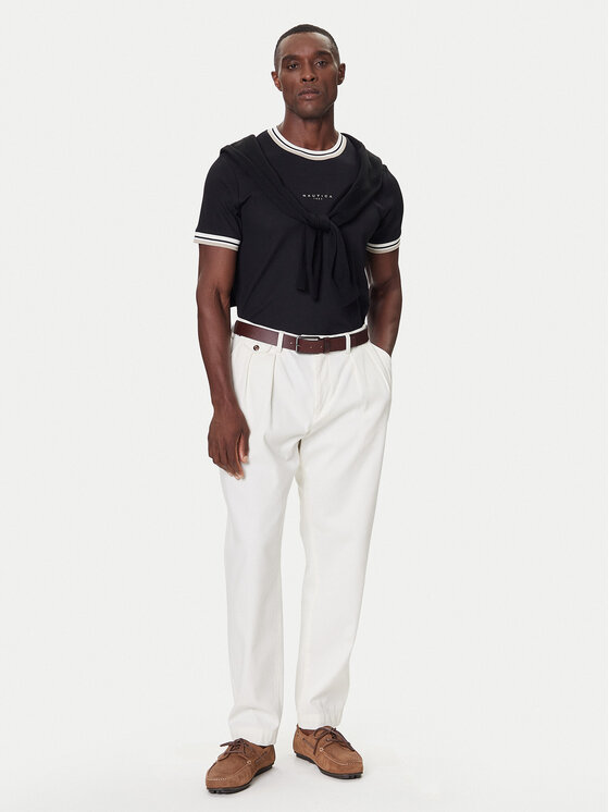 Nautica Nautica T-särk N1S03473 Must Regular Fit