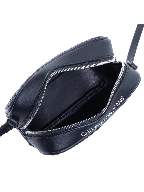 Calvin Klein Jeans Calvin Klein Jeans Дамска чанта Camera Bag Aop K60K608141 Черен