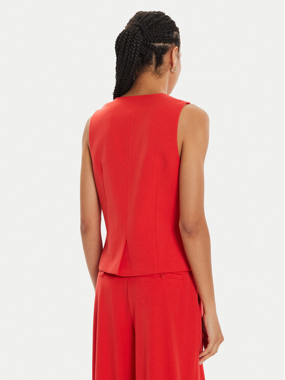 STAUD STAUD Kamizelka Brett R24P1100ST Czerwony Regular Fit