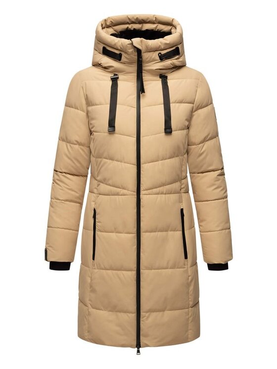 Marikoo Marikoo Kurtka zimowa Natsukoo Beżowy Casual Fit