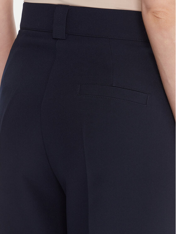 Maryley Maryley Штани з тканини 25IB563/43BL Cиній Regular Fit