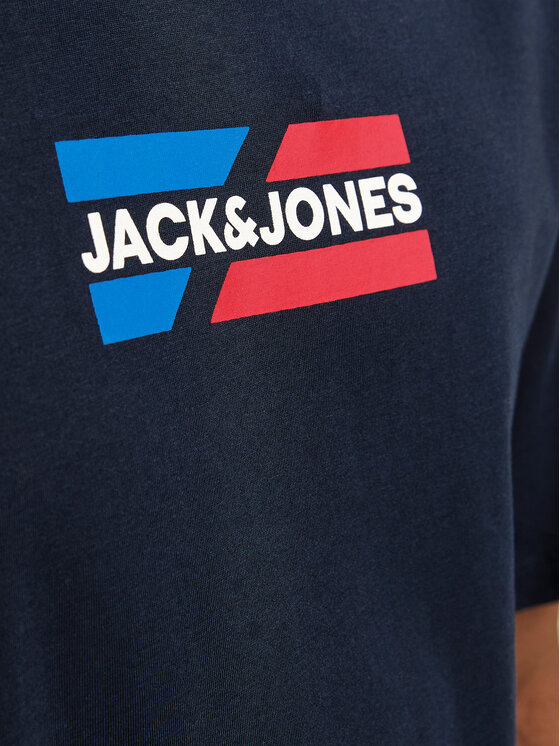 Jack & Jones Jack & Jones T-Shirt Corp Graphic 12268415 Granatowy Regular Fit