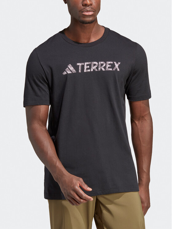 adidas adidas T-särk Terrex Classic Logo T-Shirt HZ1399 Must Regular Fit