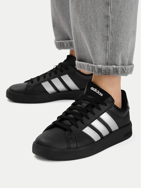adidas adidas Sneakersy Grand Court 3.0 Shoes Junior KI7201 Czarny