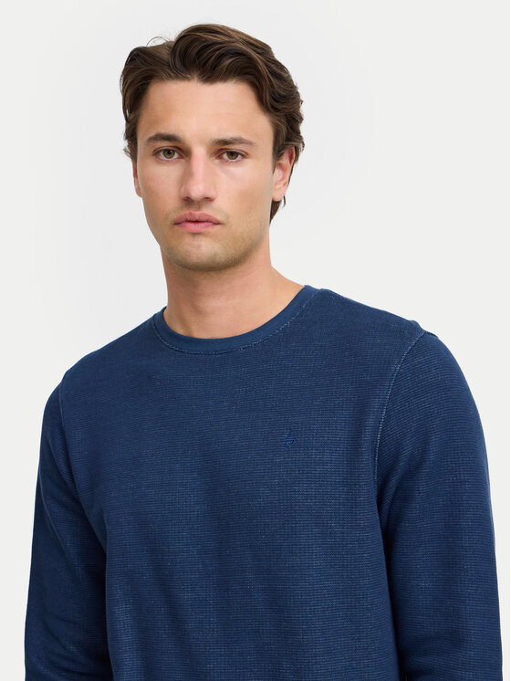 Blend Blend Sweter 20718070 Granatowy Regular Fit