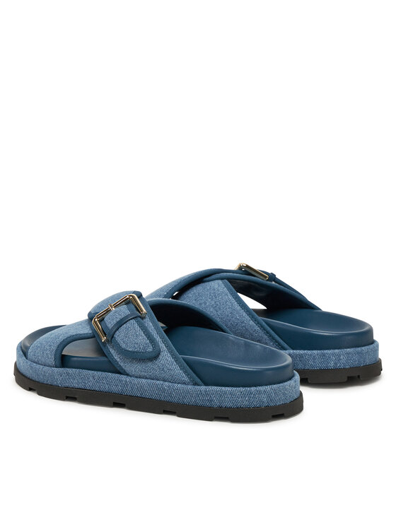Pollini Pollini Šľapky SA28094G1MTQ0707 Tmavomodrá