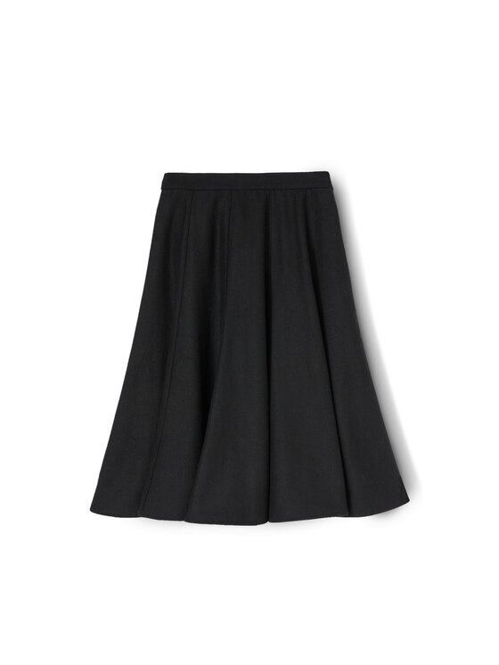 Motivi Motivi Gonna midi 1079Q001146N033 Nero A-Line Fit