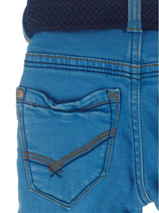 Kanz Kanz Spodnie materiałowe 1523404-3128 Niebieski Basic Fit