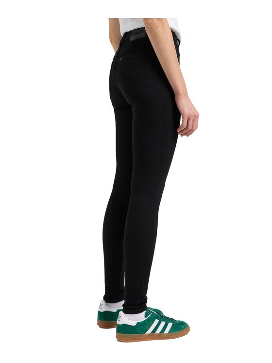 Lee Lee Jeansy Scarlett High Czarny Slim Fit