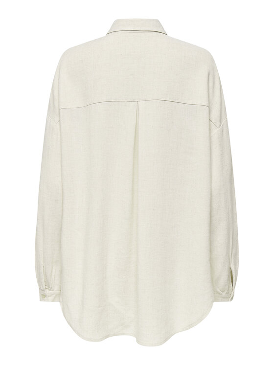 ONLY ONLY Koszula Siesta 15347208 Beżowy Oversize
