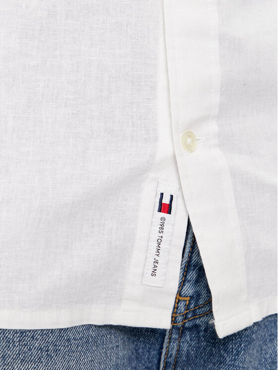 Tommy Jeans Tommy Jeans Košeľa DM0DM18962 Biela Regular Fit