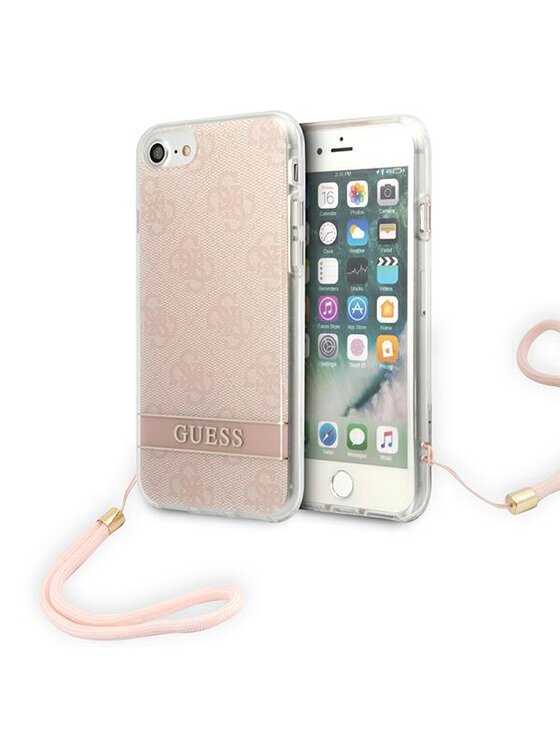 Etui na telefon Guess, Różowe, iPhone 7/8/SE 2020