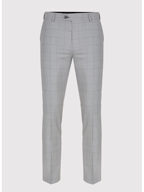 Pako Lorente Pako Lorente Spodnie garniturowe P23SP-6G-015 Szary Slim Fit