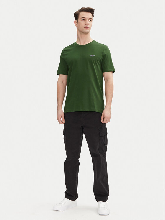 Aeronautica Militare Aeronautica Militare T-krekls 251TS2376J592 Zaļš Regular Fit