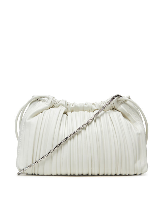 Calvin Klein Calvin Klein Torbica Drawstring Plisse Crossbody LV04F3076G Bijela