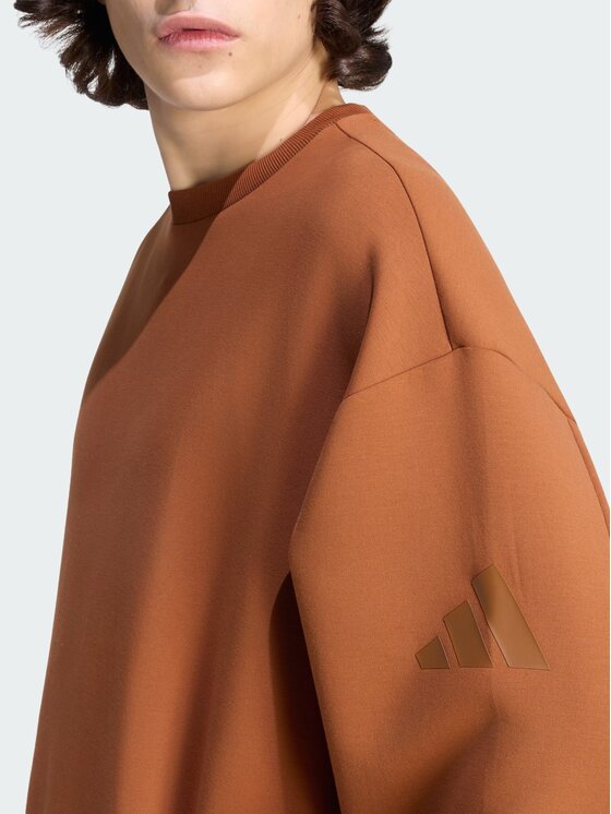 adidas adidas Longsleeve 159384 Brązowy Loose Fit